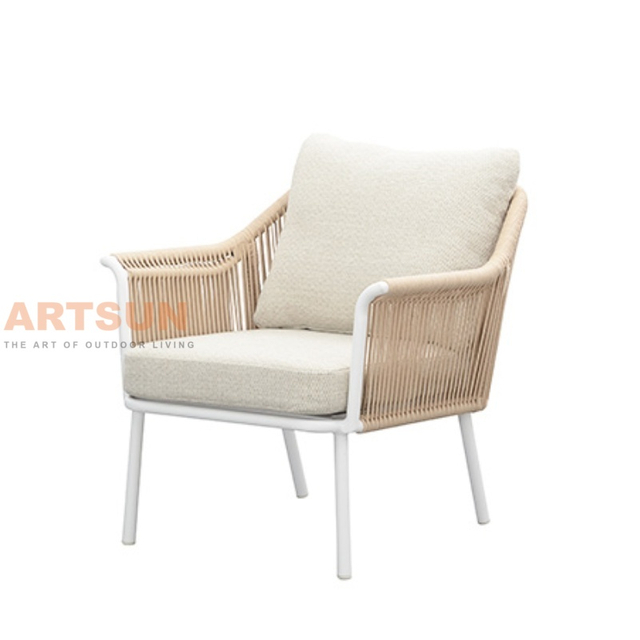 خالدة Eleganct في الهواء الطلق أريكة الحبل المنسوج