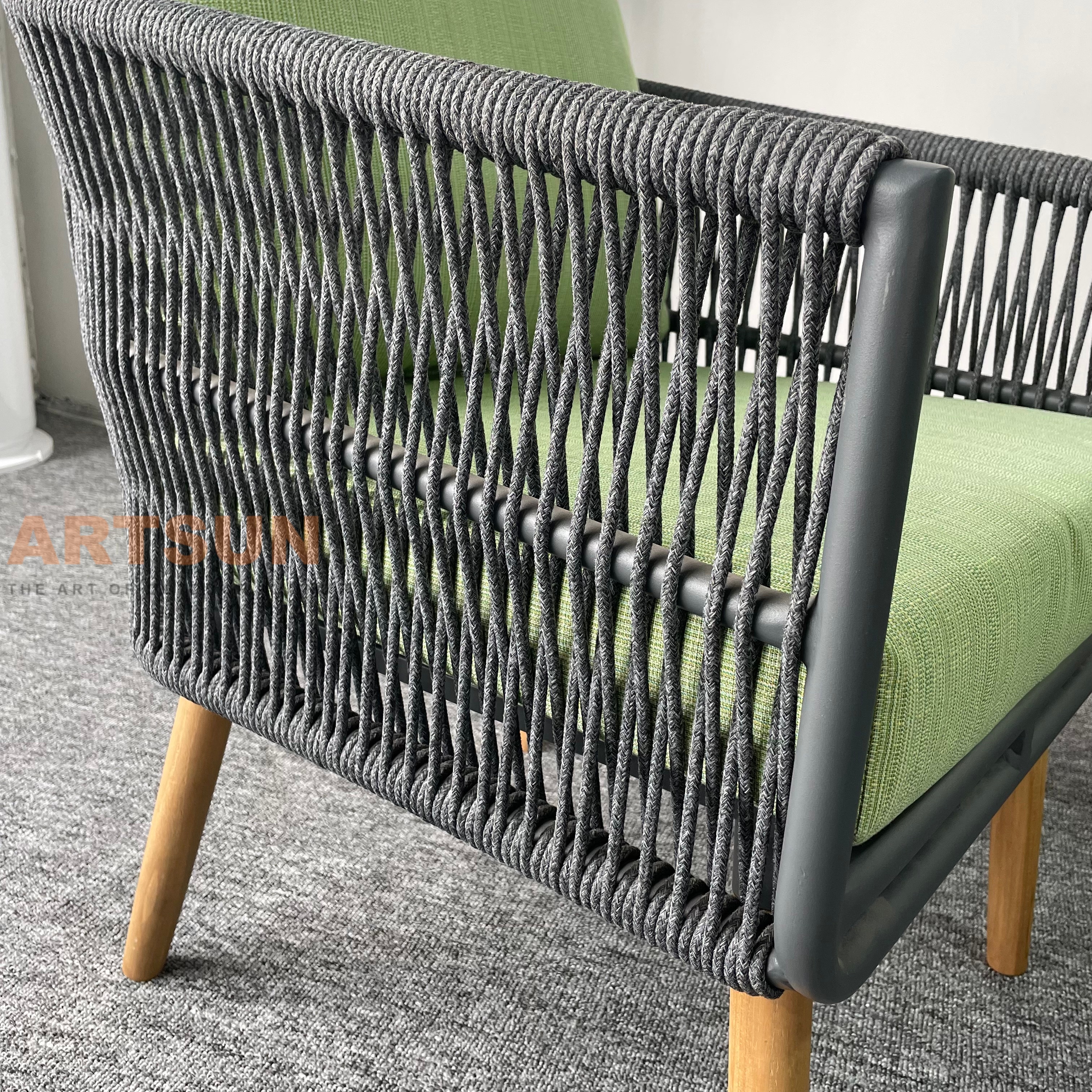 الأكثر شعبية حبل المنسوجة خفيفة الوزن أريكة حديقة للاسترخاء في الهواء الطلق