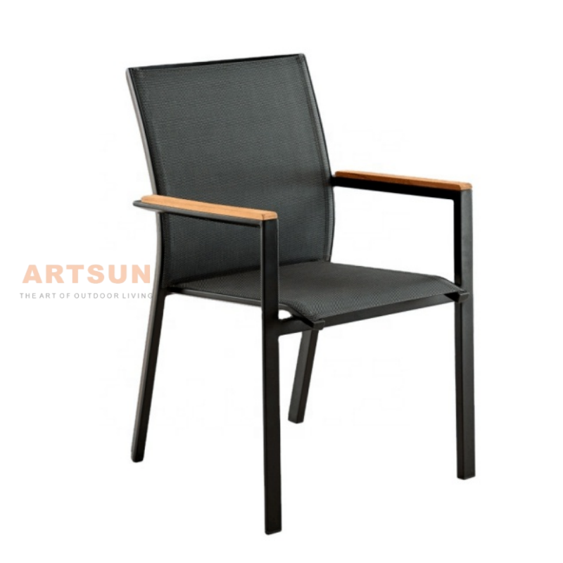 التصميم الحديث قابلة للتكديس حديقة الحديقة كرسي في الهواء الطلق للمقهى