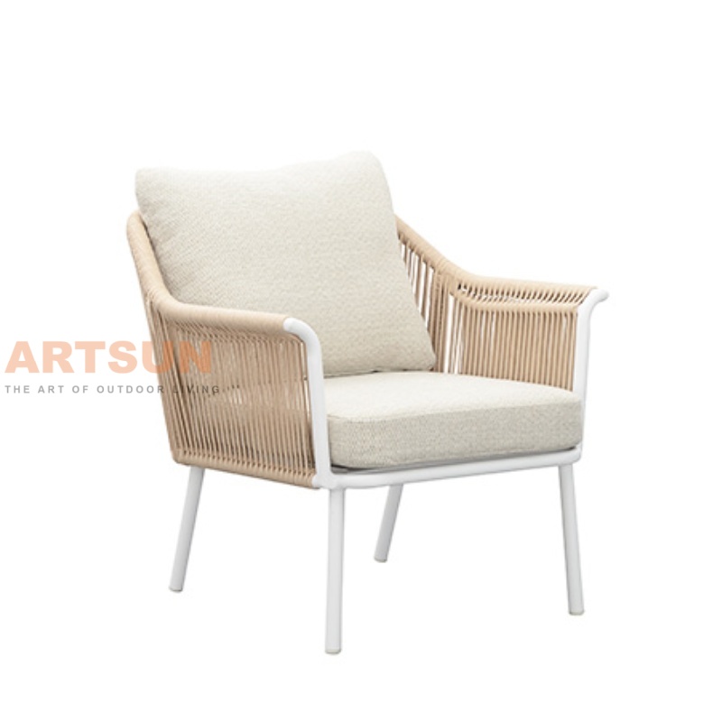 خالدة Eleganct في الهواء الطلق أريكة الحبل المنسوج