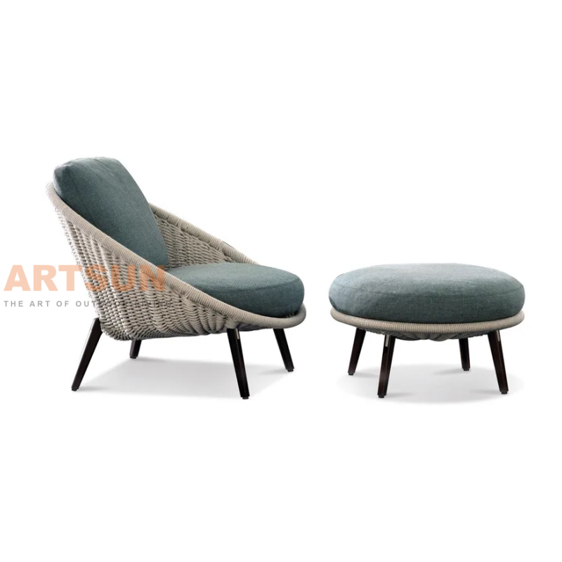 مجموعة أريكة الفناء في الهواء الطلق الحديثة