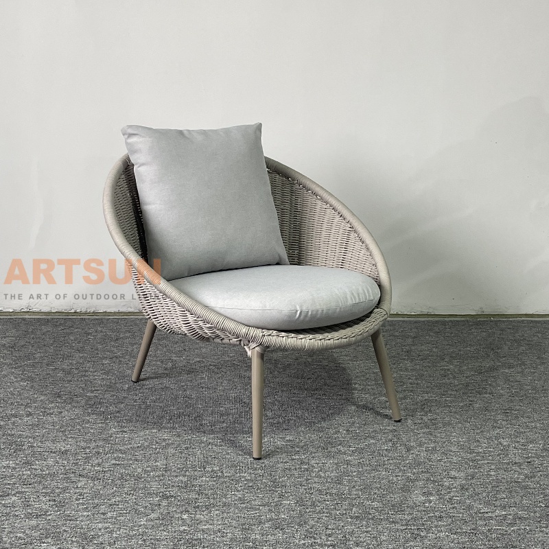 مجموعة أريكة الفناء في الهواء الطلق الحديثة