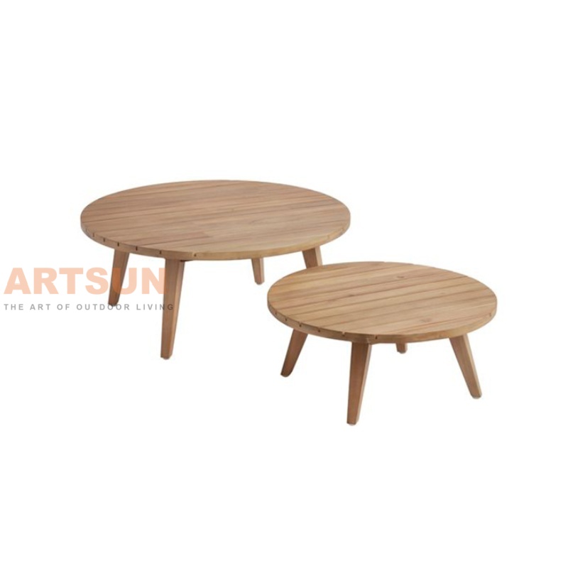 حبل المنسوجة أريكة فناء في الهواء الطلق مع طاولة خشب خشب الساج